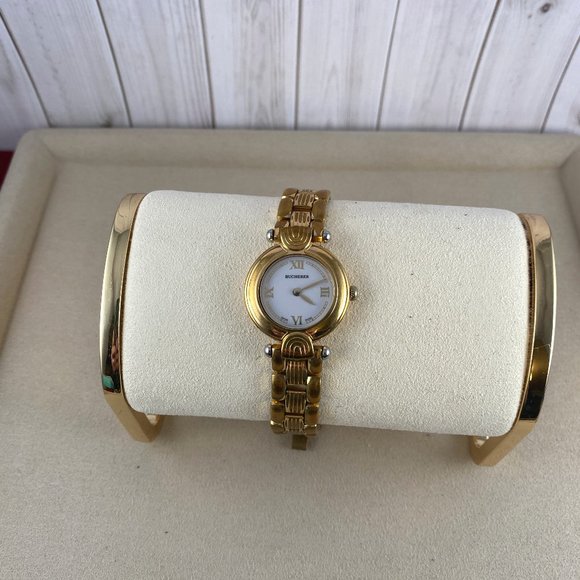 Vintage 1990s Bucherer Paradiso Ladies Quartz Wrist Watch 3 jewel Swiss Movement main image 3